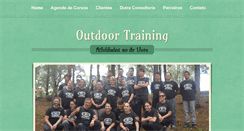 Desktop Screenshot of outdoortraining.com.br